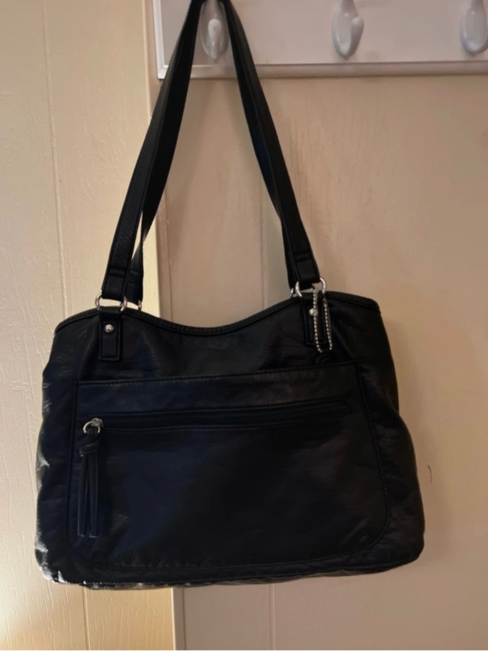 Multisac Black Women's Shoulder Tote Bag - Classic Everyday Carry